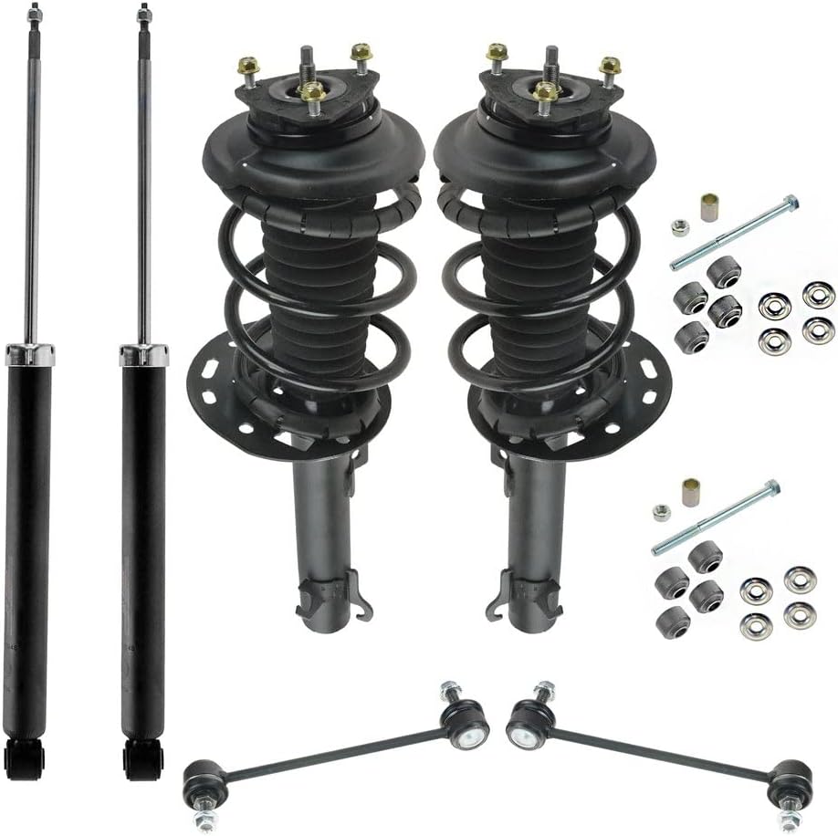 TRQ Front and Rear Suspension Kit for 2006-2010 Ford Focus