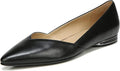 Womens Pointed Toe Leather Dress Ballet Flat - Contour+ Comfort