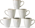 MONITO 17 OZ Coffee Mugs Set of 6 - Large Ceramic Mugs with Handle
