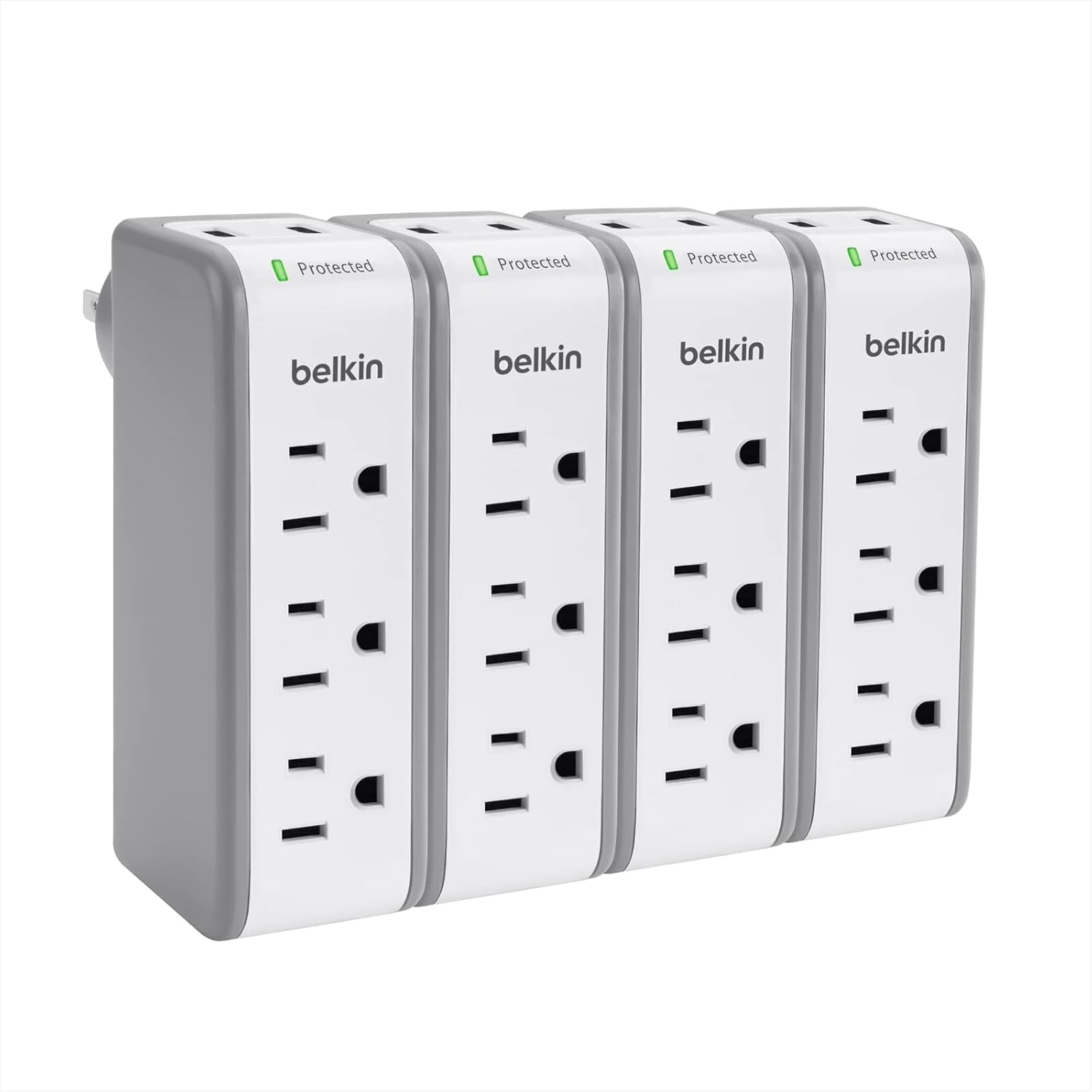 Belkin Wall Mount Surge Protector with USB Ports for Home Use