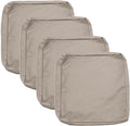 Sqodok Patio Cushion Cover 25x25 in - Waterproof Replacement Set of 4