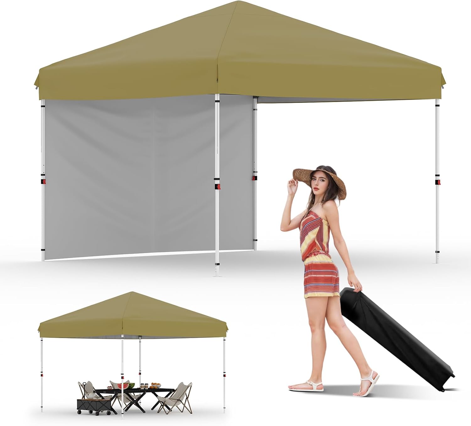 10x10 Pop Up Canopy Tent for Outdoor Events and Activities