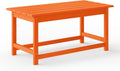 Malibu Outdoor Coffee Table 35 in x 17.5 in - Durable All-Weather