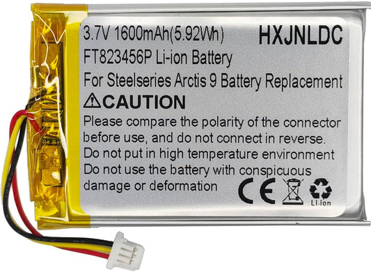 Long-Lasting 1600mAh Battery for Arctis 9 Headset