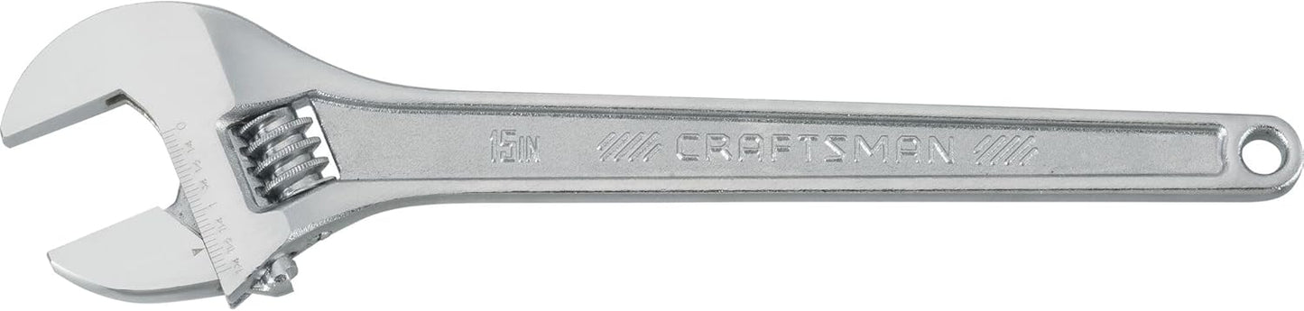 CRAFTSMAN Adjustable Wrench 15-Inch for Versatile Use