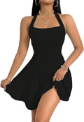PerZeal Women's Summer Dress: Stylish Halter Neck Mini Dress