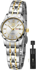 OPK Stainless Steel Ladies Watch - Easy Read & Waterproof