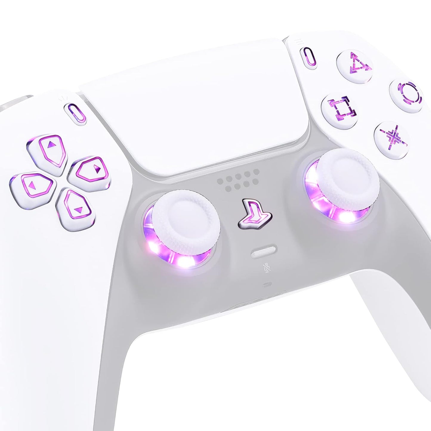 eXtremeRate Multi-Colors Luminated Dpad Thumbstick Kit for PS5