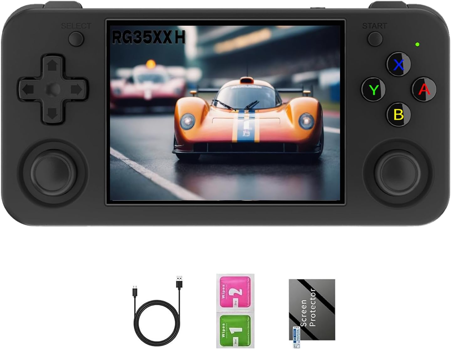 RG35XX H Retro Handheld Gaming Console with 64GTF Card