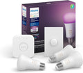 Philips Hue White and Color Ambiance Starter Kit - Smart 60W Lighting