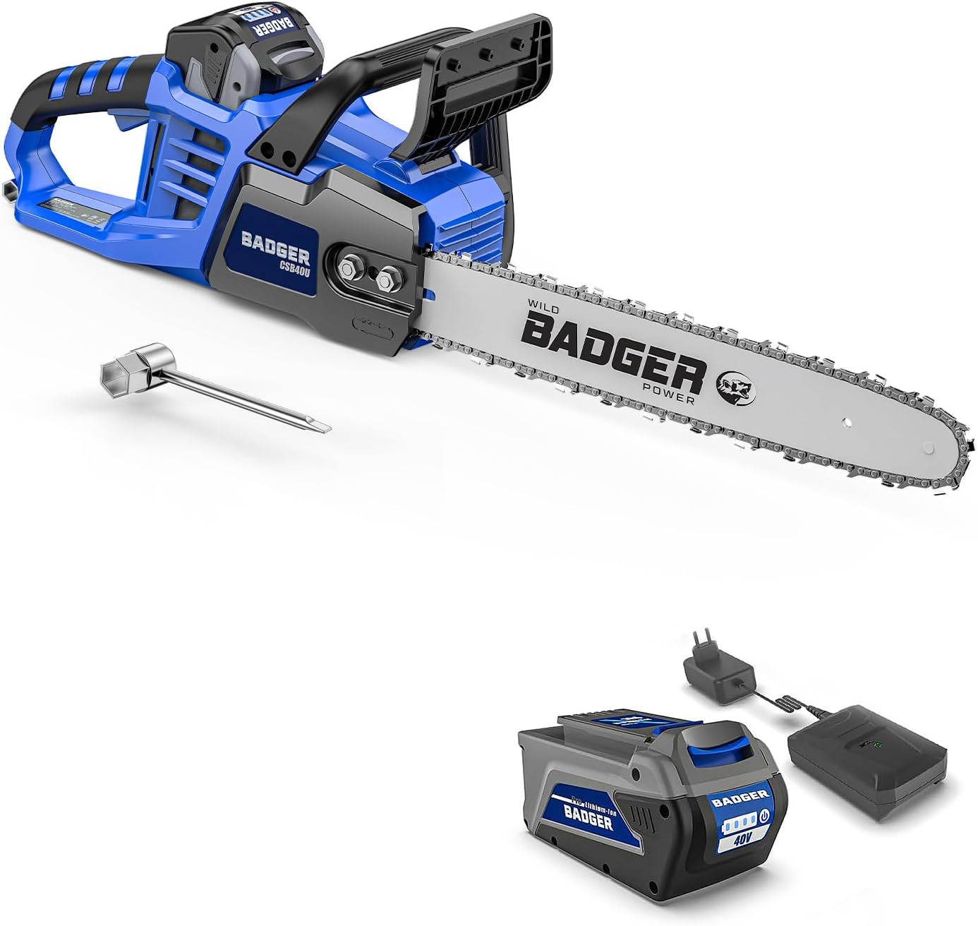WILD BADGER POWER 40V 16in Electric Chainsaw Review