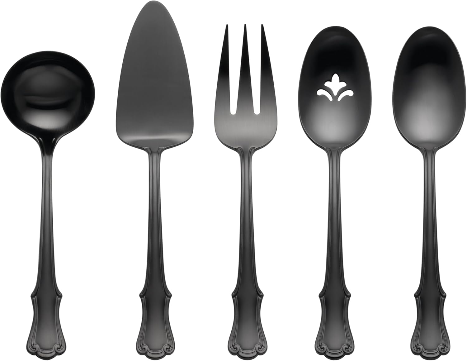 Oneida James Street Satin Black 5 Piece Hostess Set Review