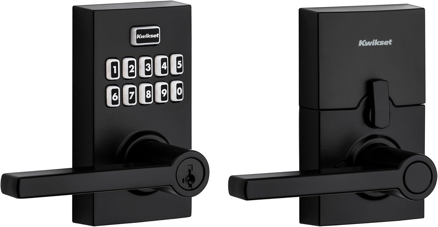 Kwikset SmartCode 917 Keyless Entry Lock with Halifax Handle