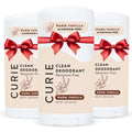 Curie Natural Deodorant for Women - Warm Vanilla 3pk