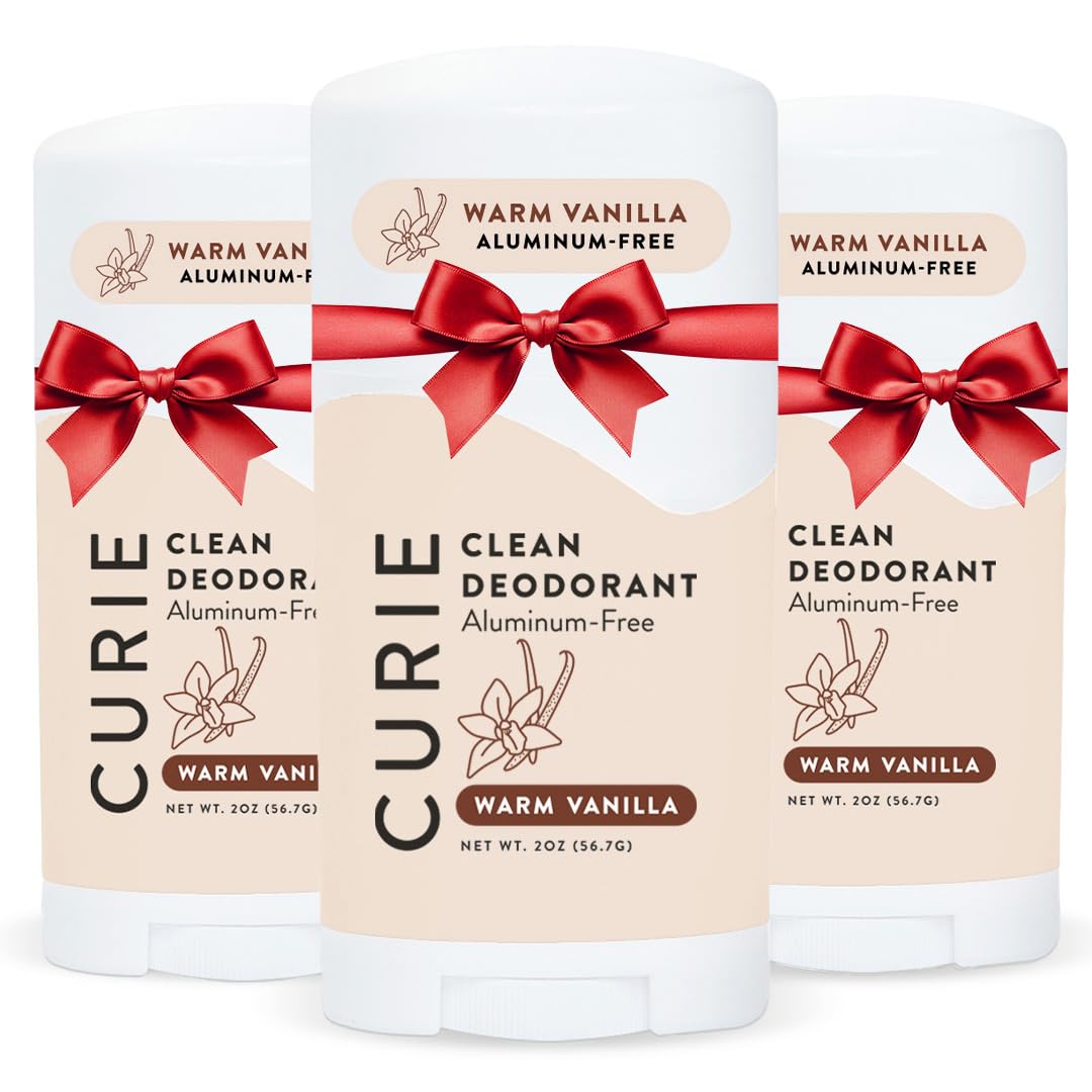 Curie Natural Deodorant for Women - Warm Vanilla, Clean & Vegan