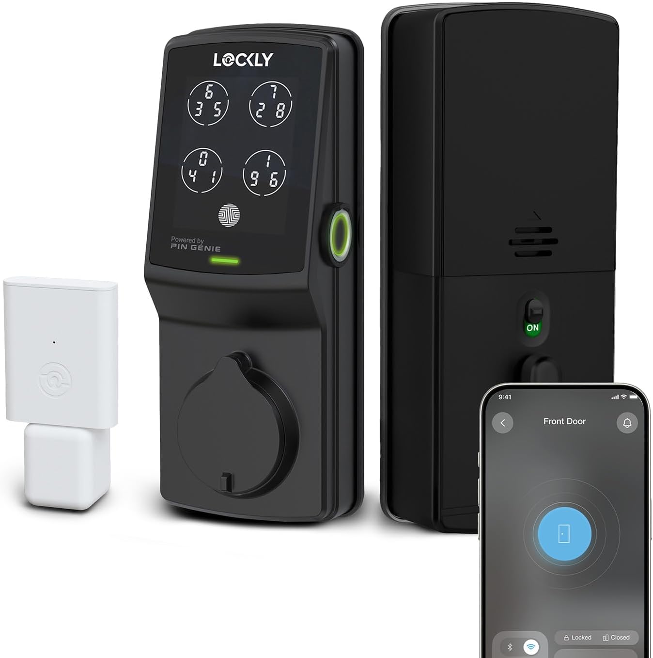 Lockly Secure Pro Deadbolt Smart Lock with Keyless Entry Features