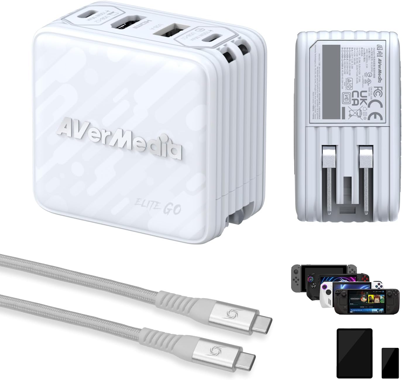 AVerMedia Elite Go USB-C Capture Card for Streaming and More