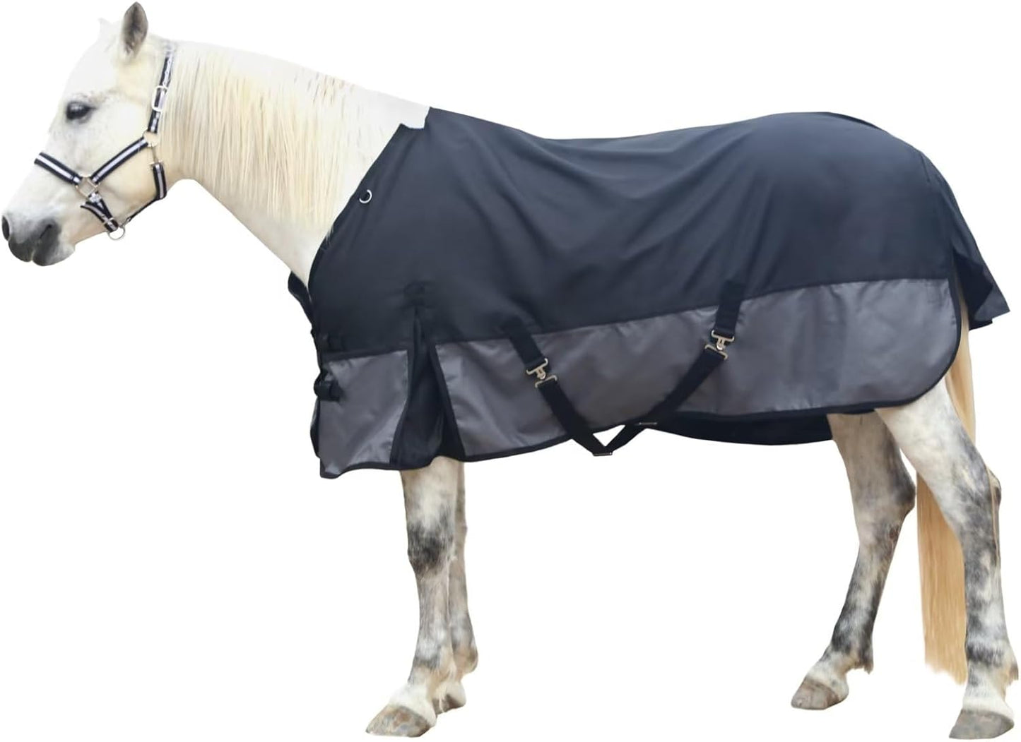 1200D Waterproof Breathable Turnout Horse Blanket for All Seasons