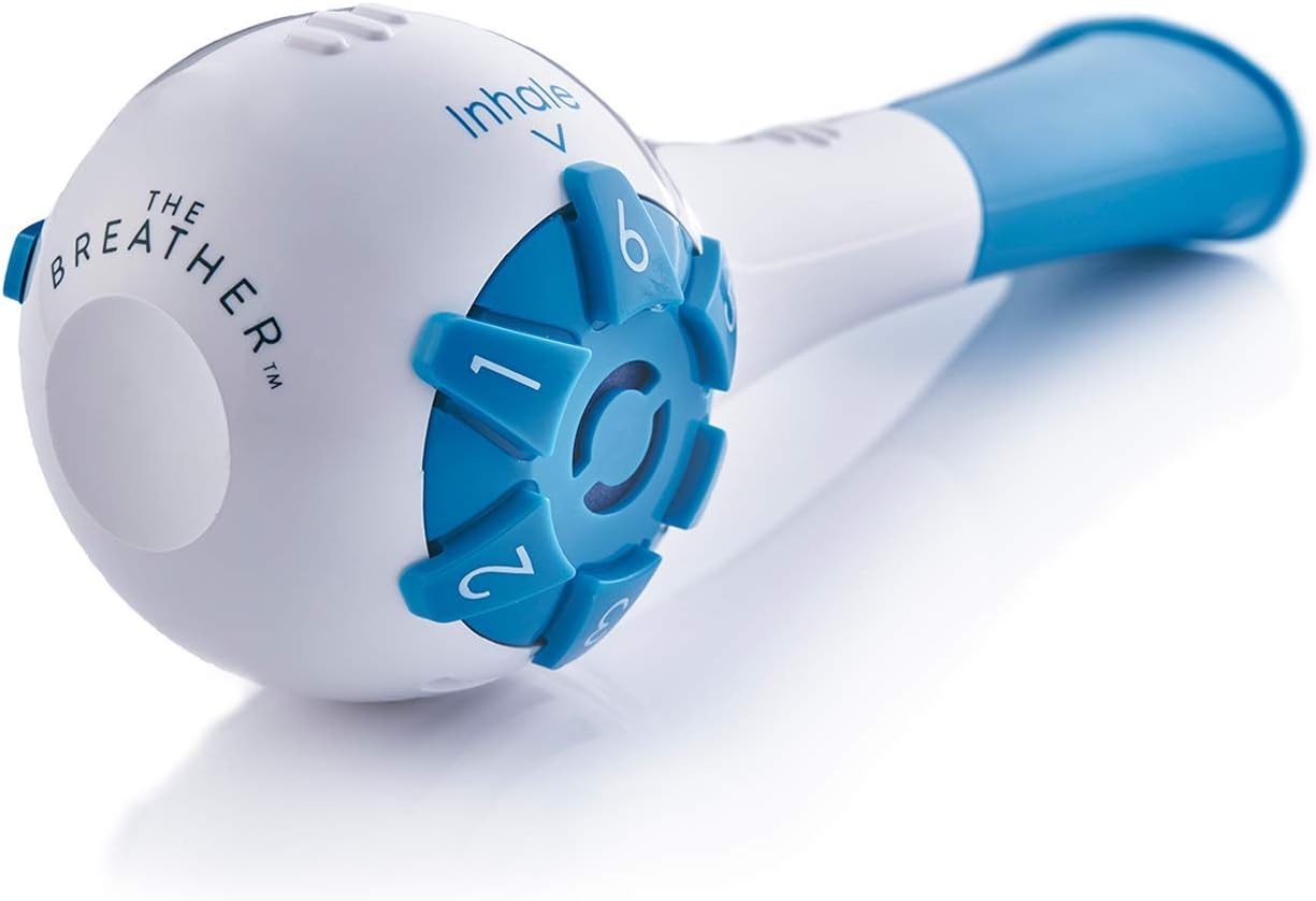 THE BREATHER Natural Breathing Exerciser for Stronger Lungs