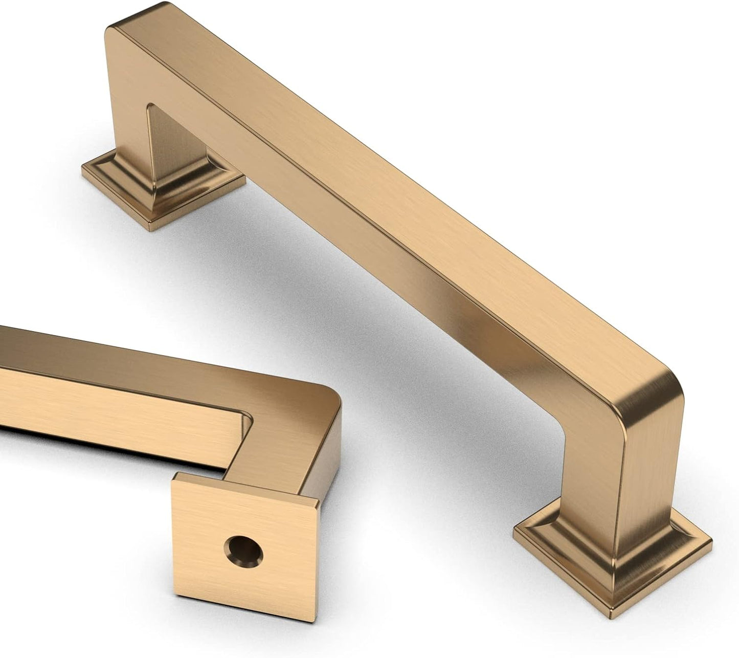 Champagne Bronze Kitchen Cabinet Handles - 10 Pack of 3.75 Inch