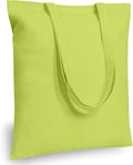 Durable 24-Pack 16x15 Apple Green Cotton Tote Bags for All Uses