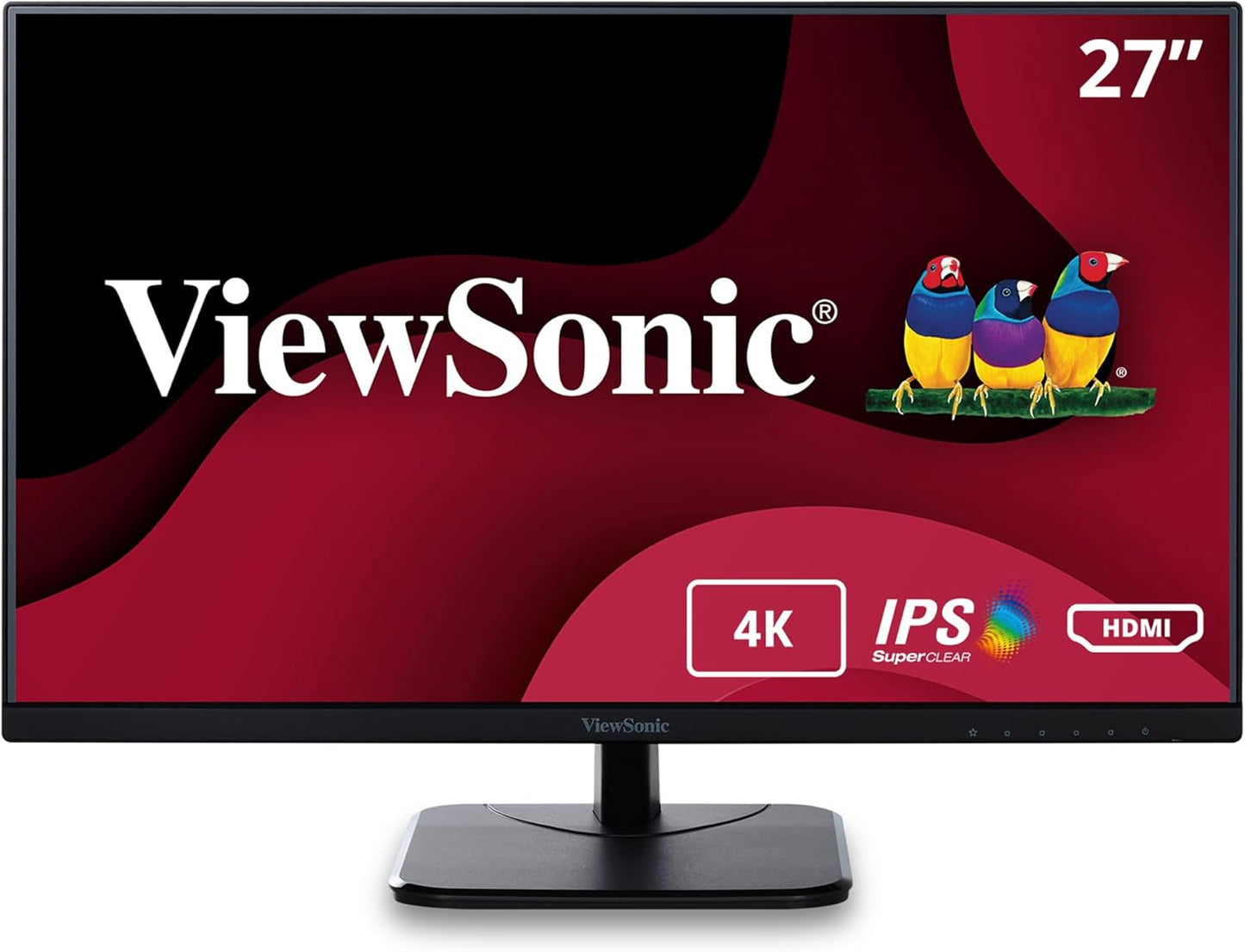Immerse in 4K Clarity - ViewSonic 27 IPS Monitor
