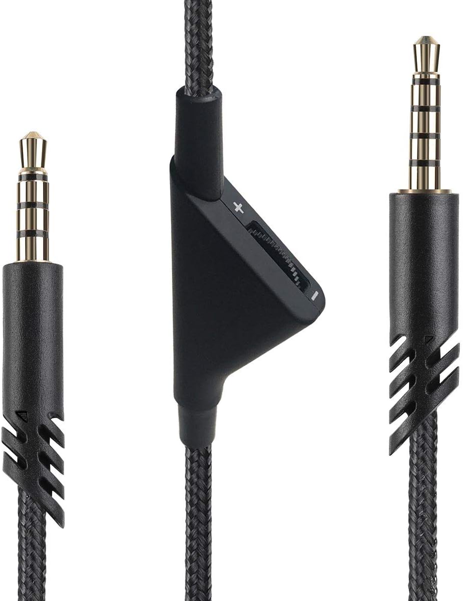 Enhance Gaming Experience with Volume Control Cable for Astro A10 A40 Headsets