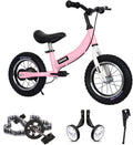 12 14 16 in Convertible Balance Bike for Kids - 2 in 1 Pedal Kit