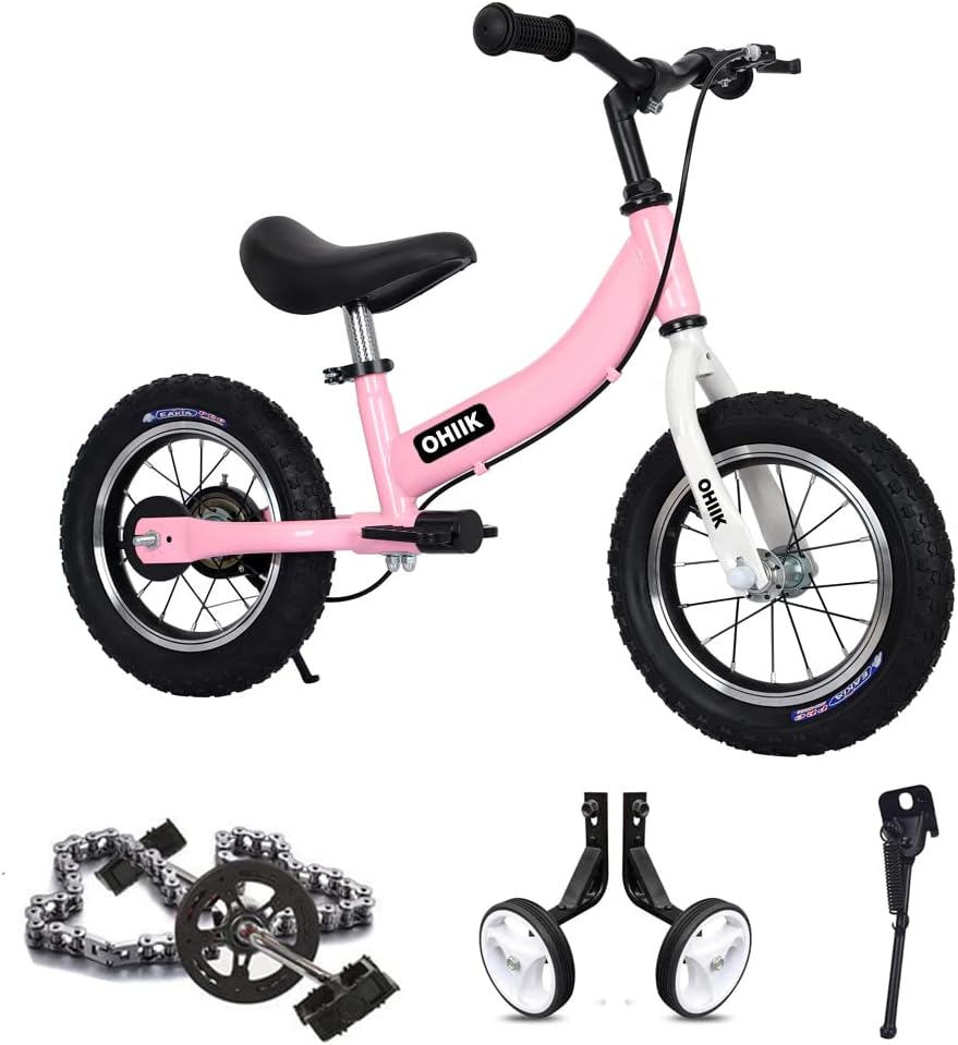 Balance Bike 2 in 1 for Kids - Easy Conversion and Safety
