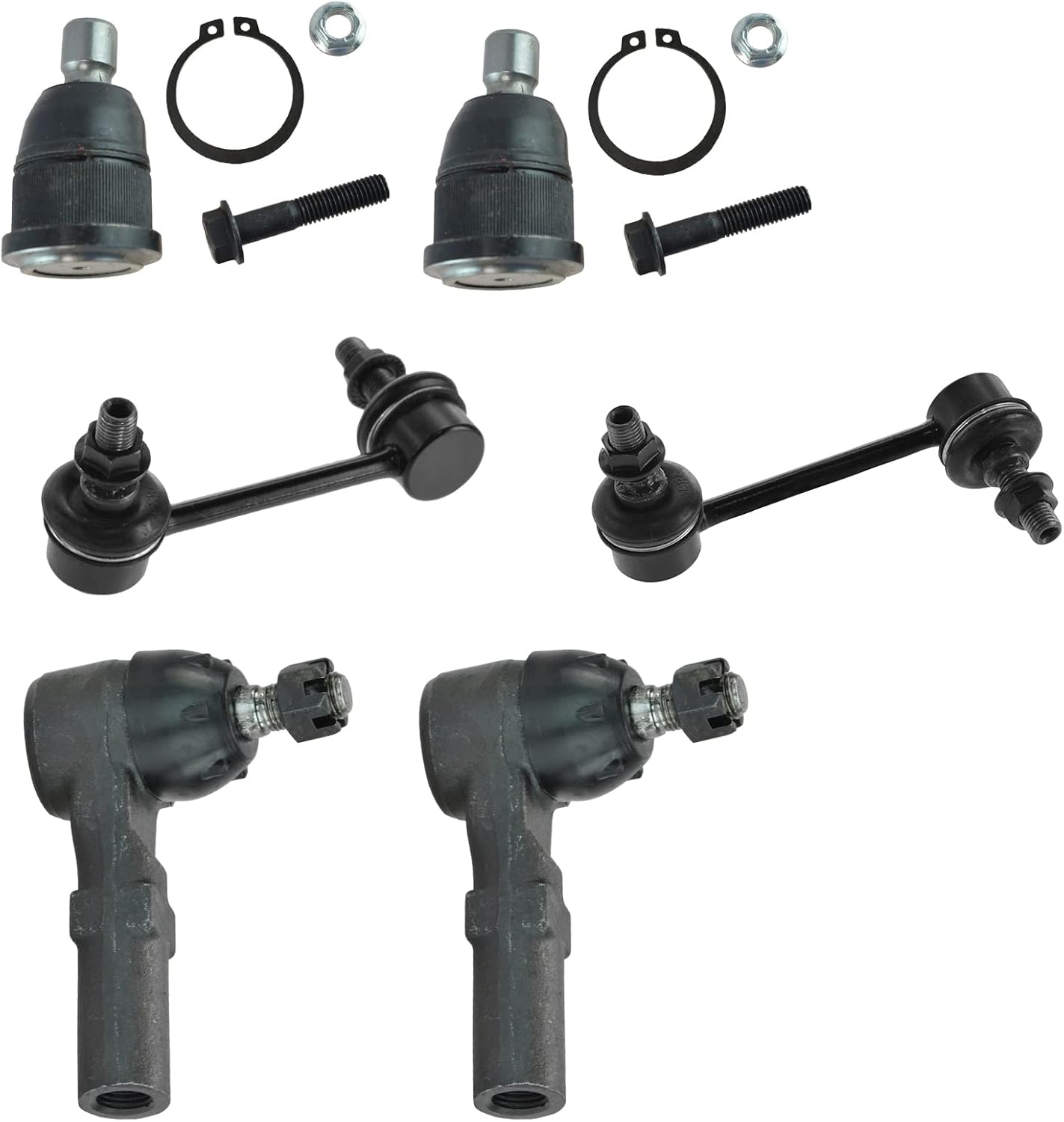 TRQ Front Steering & Suspension Kit for 1993-1997 Ford Probe