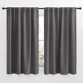 NICETOWN Blackout Curtain Panels for Living Room - Grey 52x54 in 2
