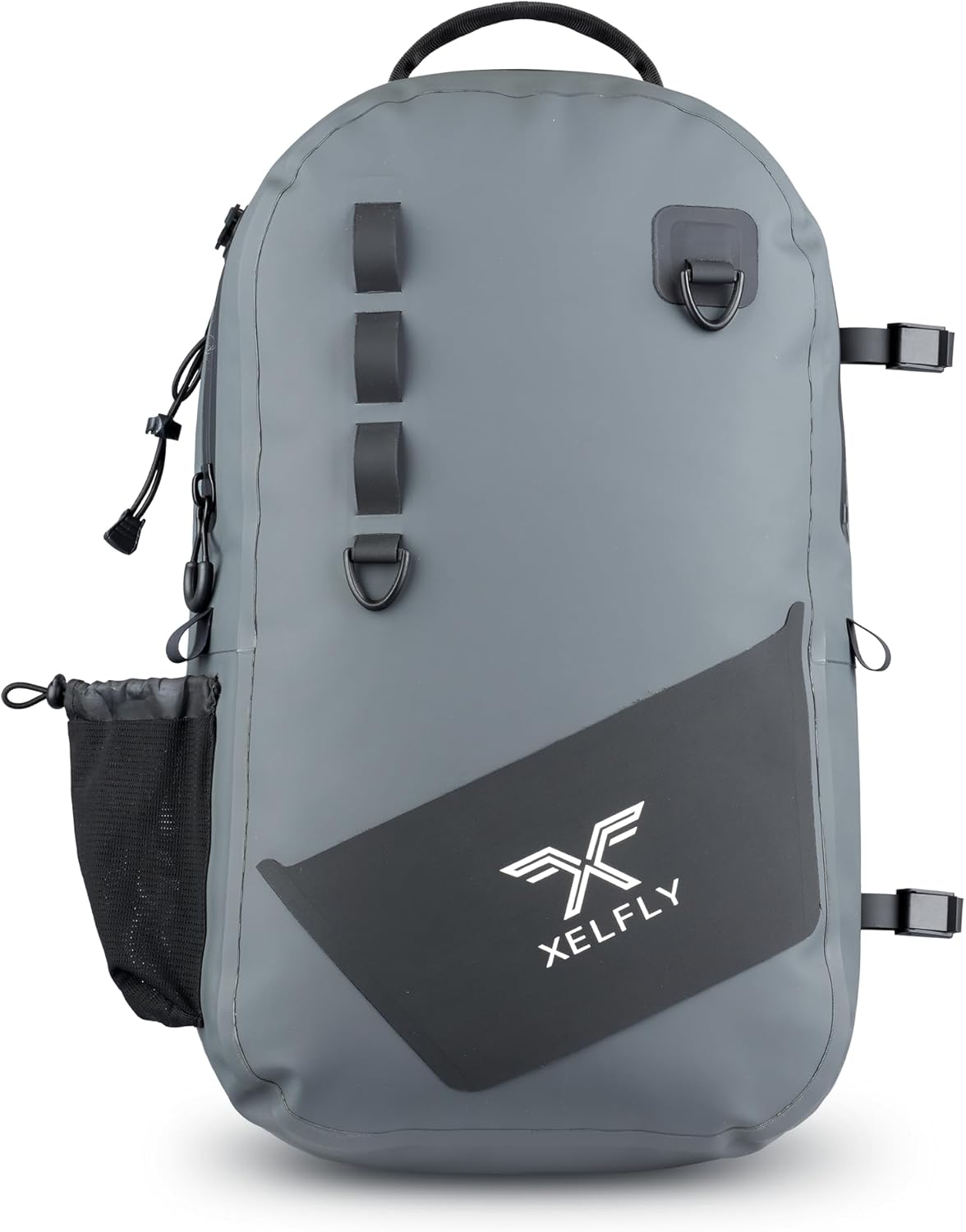 Xelfly Waterproof Fishing Backpack - Gear Loops, Rod Holder