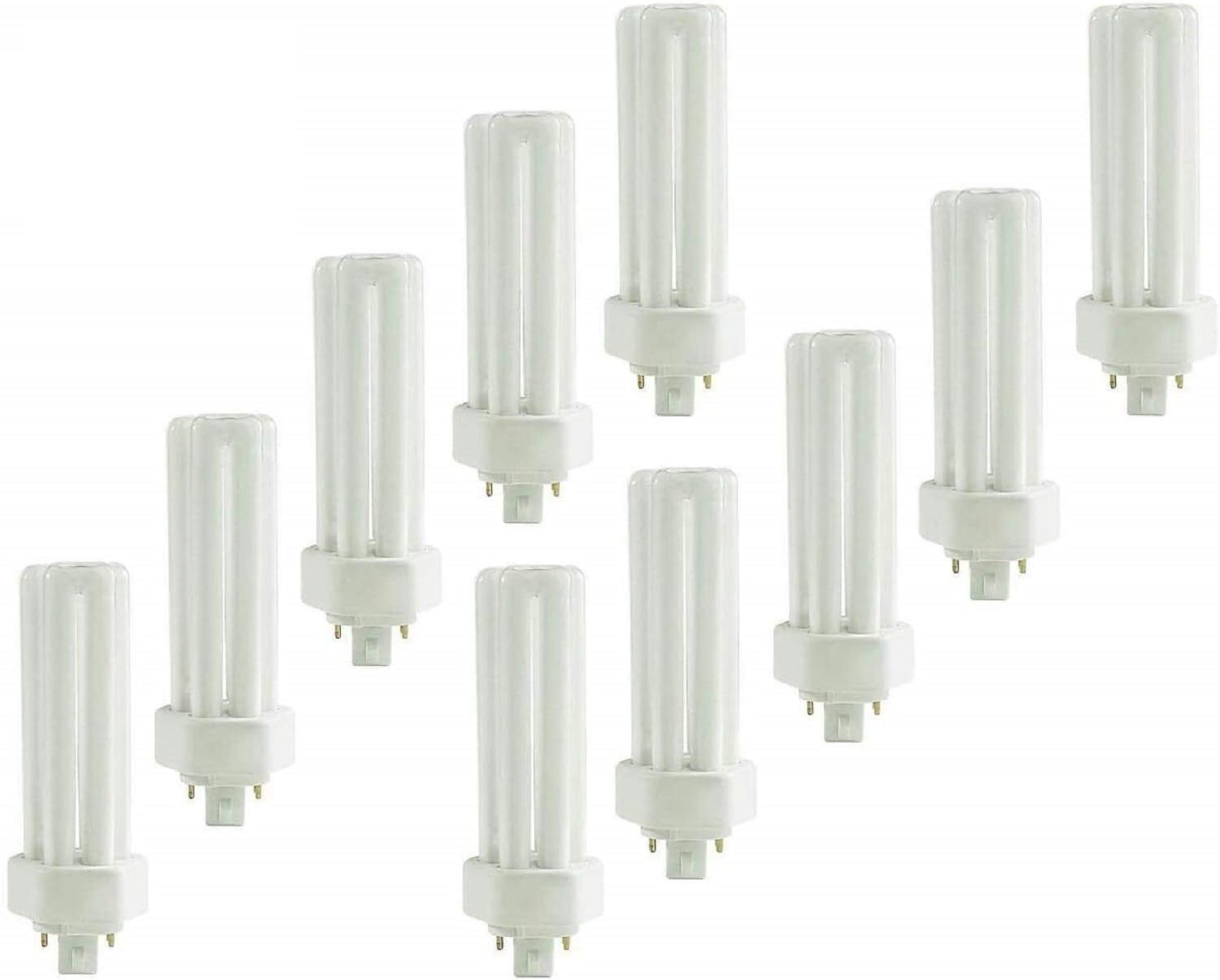Circle 10 Pack PLT-42W 4 Pin GX24Q-4 Compact Fluorescent Bulbs