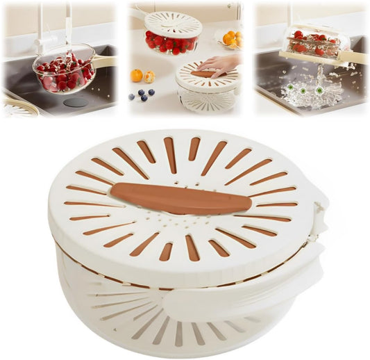 TemApex: 2-in-1 Fruit Strainer & Washing Bowl