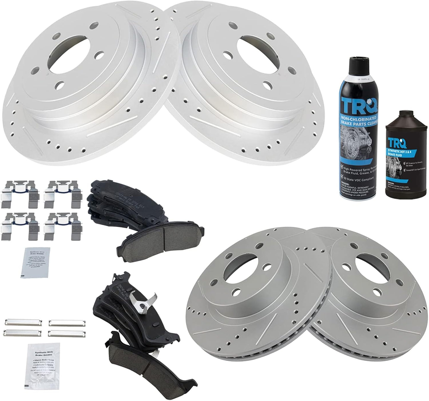 TRQ Performance Brake Pad & Rotor Kit for 2003 Ford Explorer