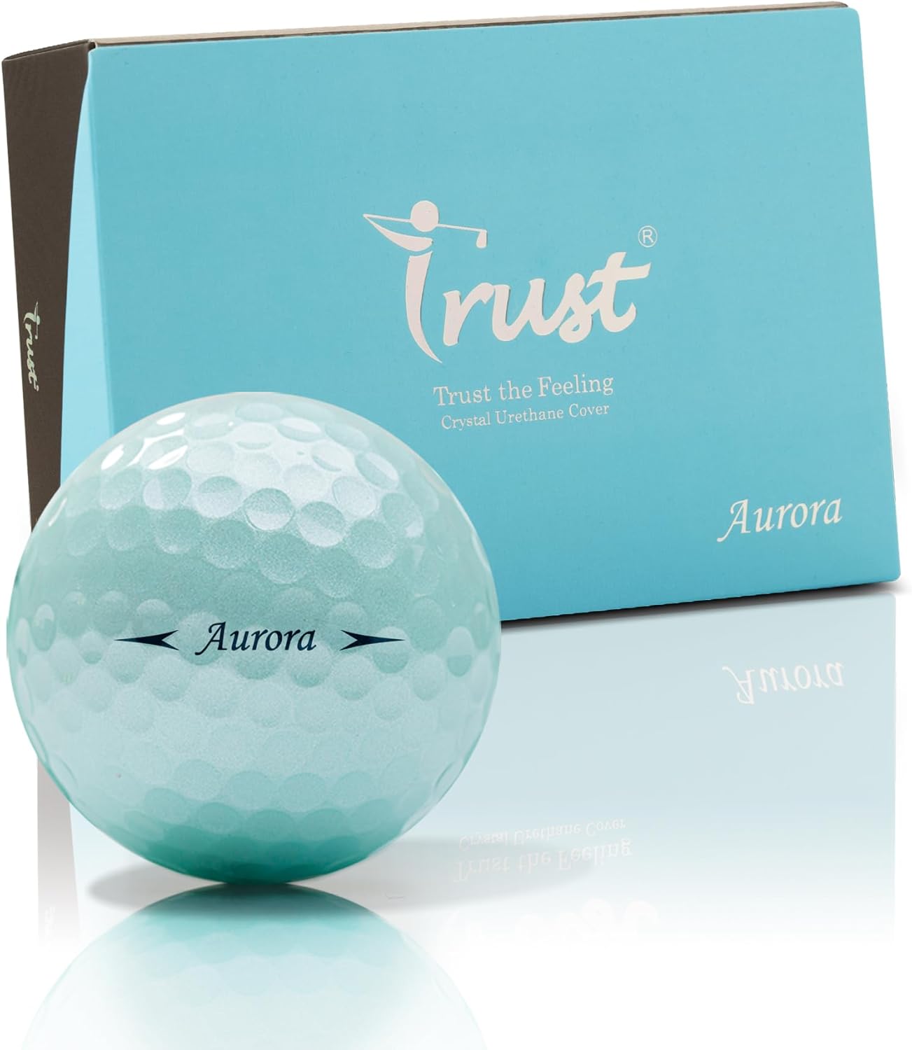 Trust Aurora Icy Blue Golf Balls - Maximum Distance & Control
