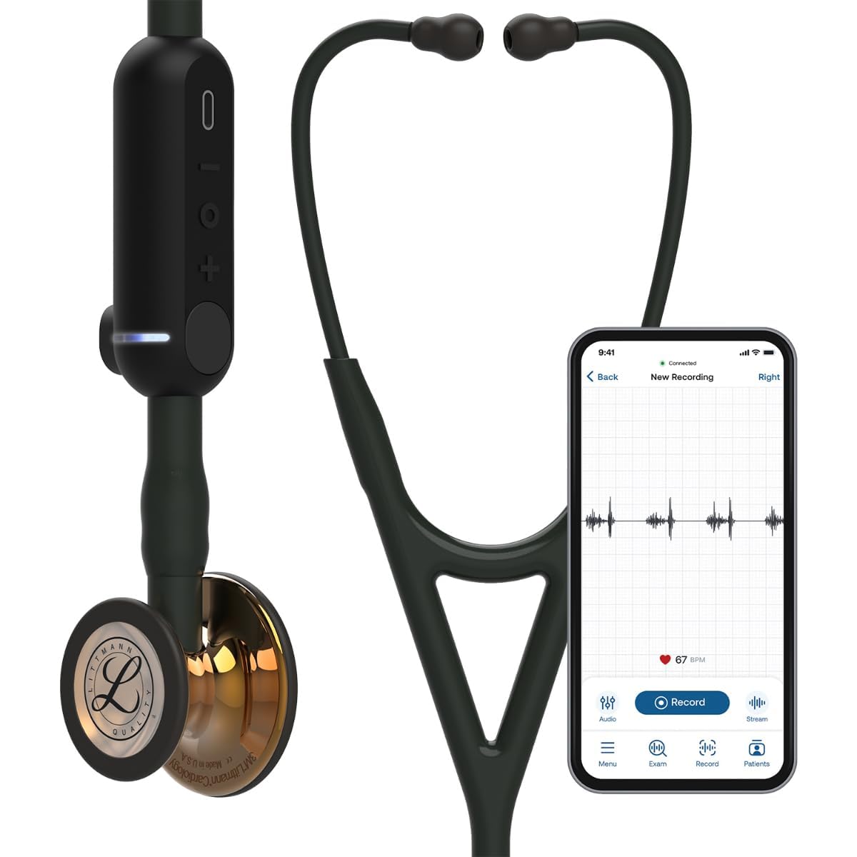 3M Littmann CORE Digital Stethoscope with Advanced Features