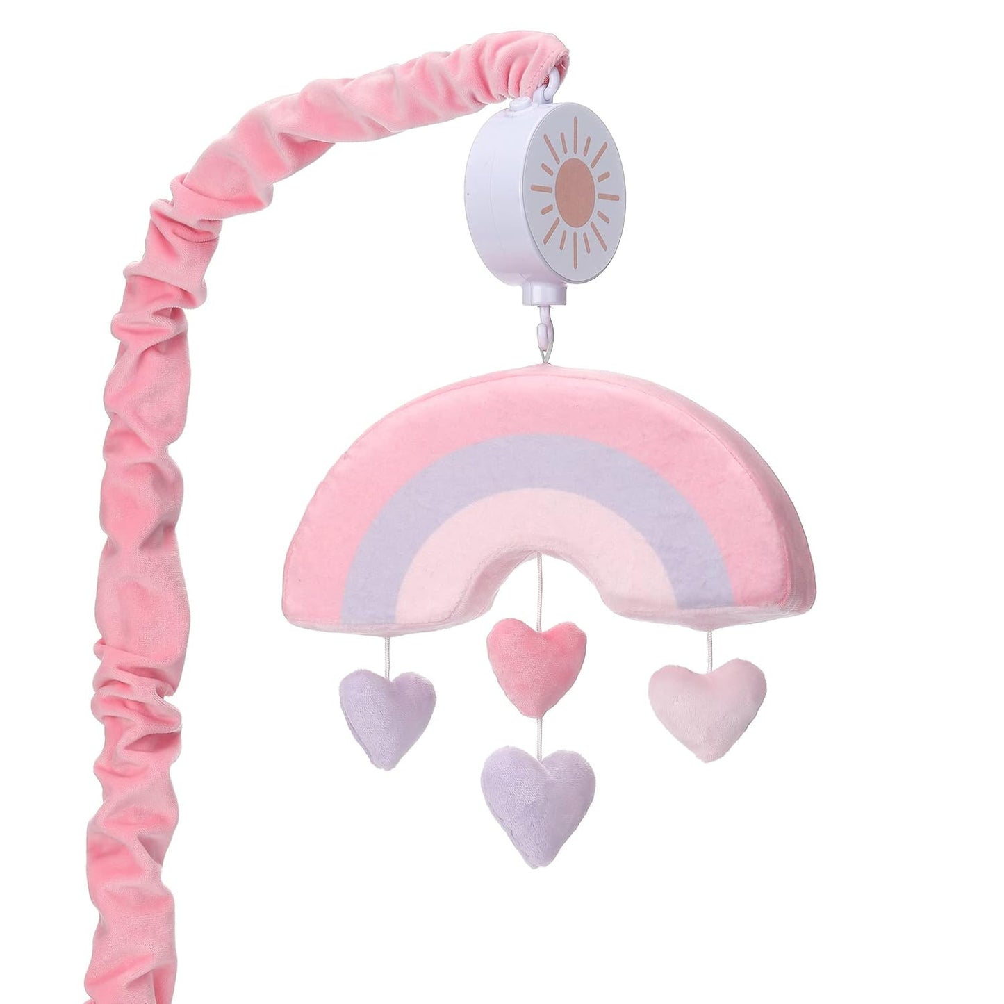 Rainbow Hearts Musical Baby Crib Mobile for Sweet Dreams