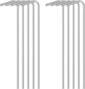 Secure Your Tent with 10 Galvanized Stakes by Raynesys