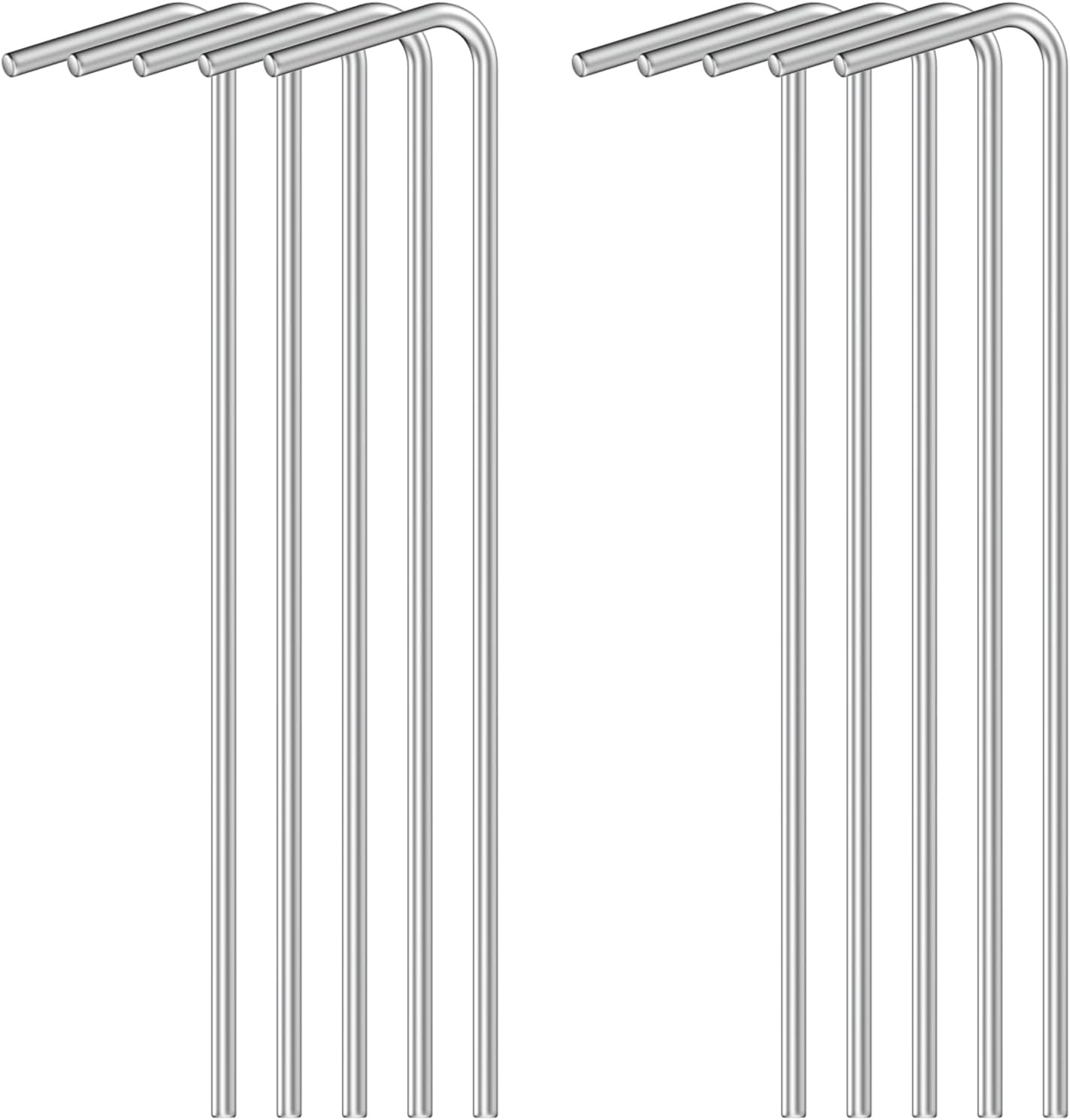 Secure Your Tent with 10 Galvanized Stakes by Raynesys