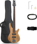 Ktaxon 5 String Electric Bass Guitar - Full Size Rosewood Fretboard