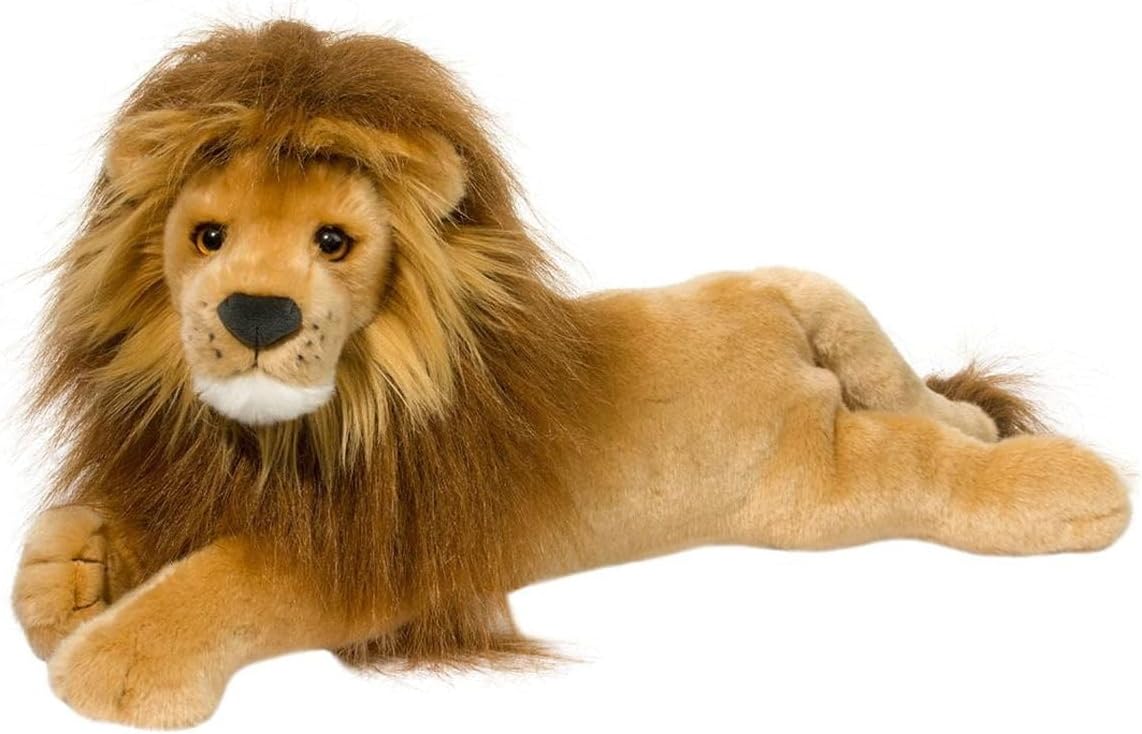 Douglas Zeus Lion Plush Stuffed Animal for Play and Display