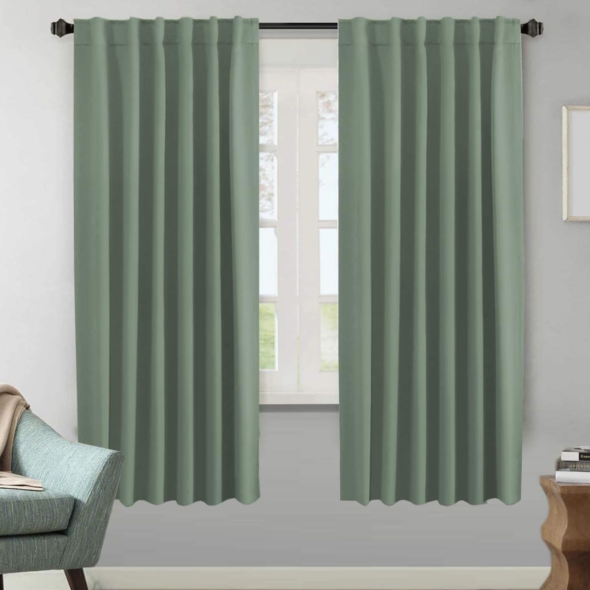 H.VERSAILTEX Blackout Curtains for Living Room and Bedroom