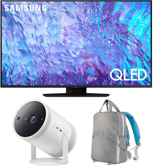 SAMSUNG 98 QLED TV + Freestyle Projector Bundle