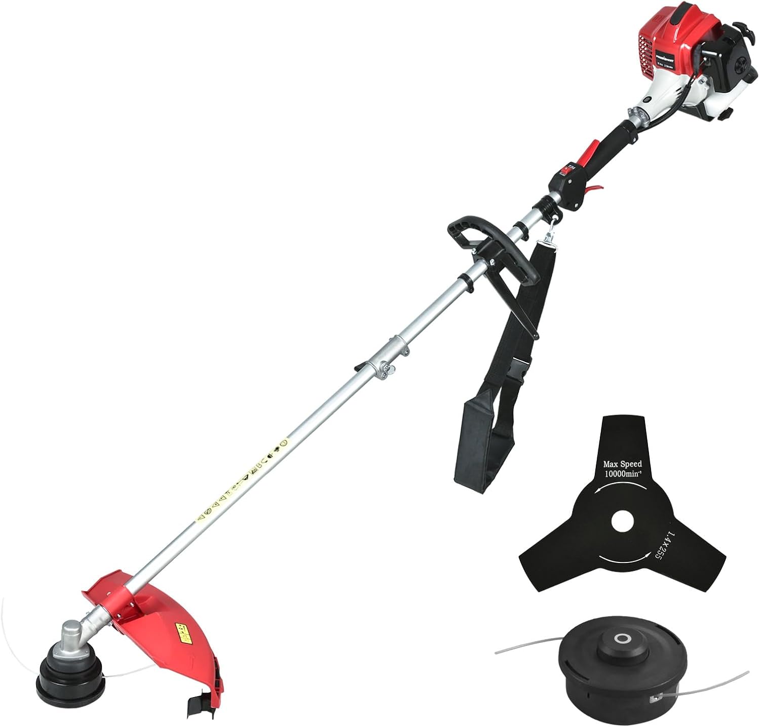PowerSmart 25.4cc Gas Weed Wacker for Efficient Grass Cutting