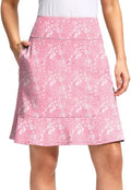 Viodia 20 in Knee Length Skort for Women - High Waist Comfort Women's
