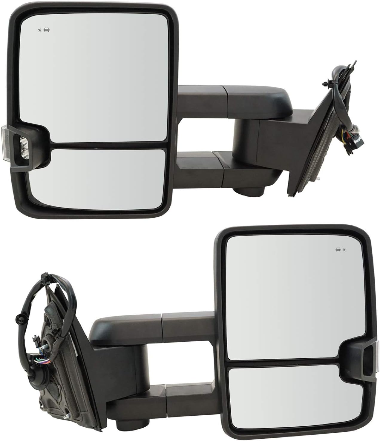 Trail Ridge Tow Mirror Upgrade for GM SUV with Power Heat Feature