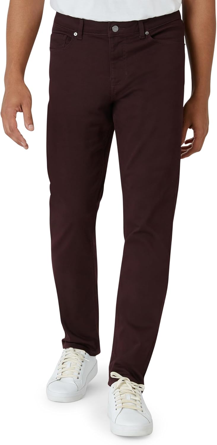 DKNY Mens Pants - Slim Fit Business Casual Stretch Work Pant