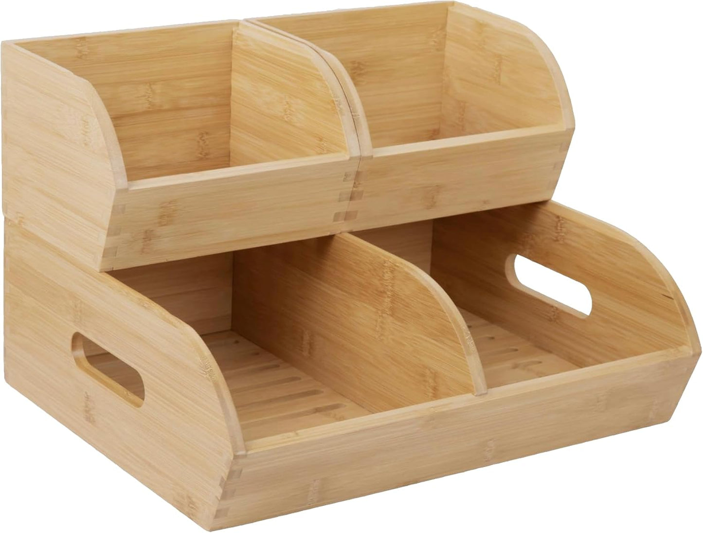 Potato and Onion Storage Bin for Kitchen Counter Organization
