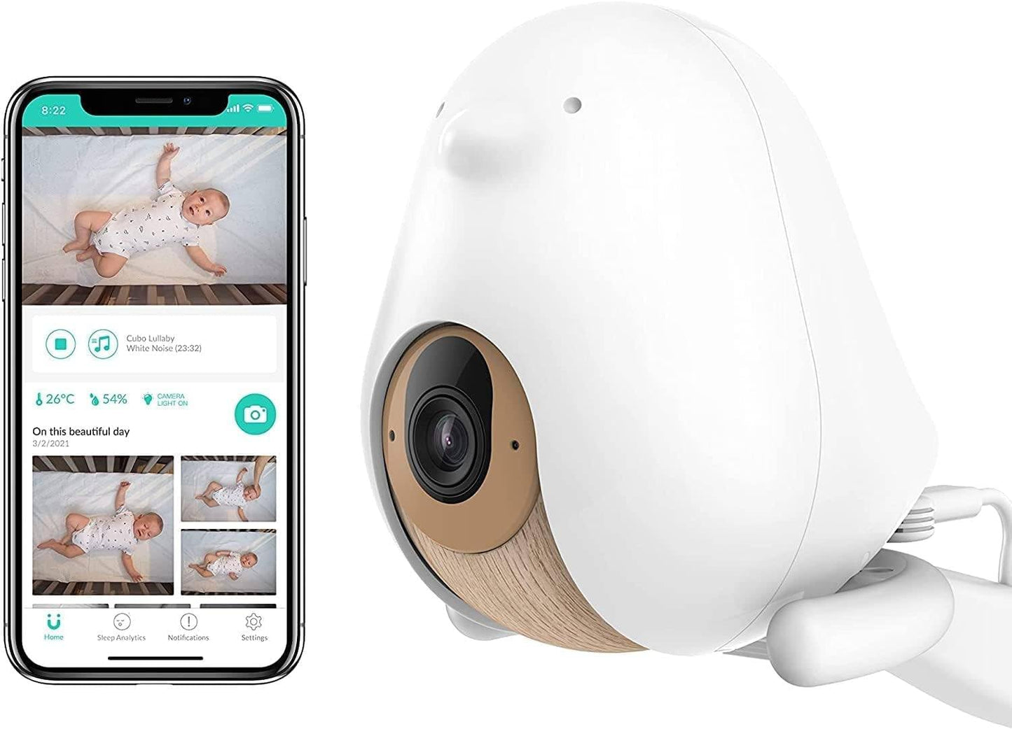 CuboAi Plus: Sleep Safety Alerts & HD Cam